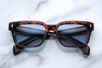 Jacques Marie Mage Molino 55 sunglasses with argyle patterned front and sleek black frame, stylish eyewear for everyday wear.