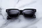 Jacques Marie Mage Molino 55 sunglasses in Raven color, front view showing sleek, modern frame design.