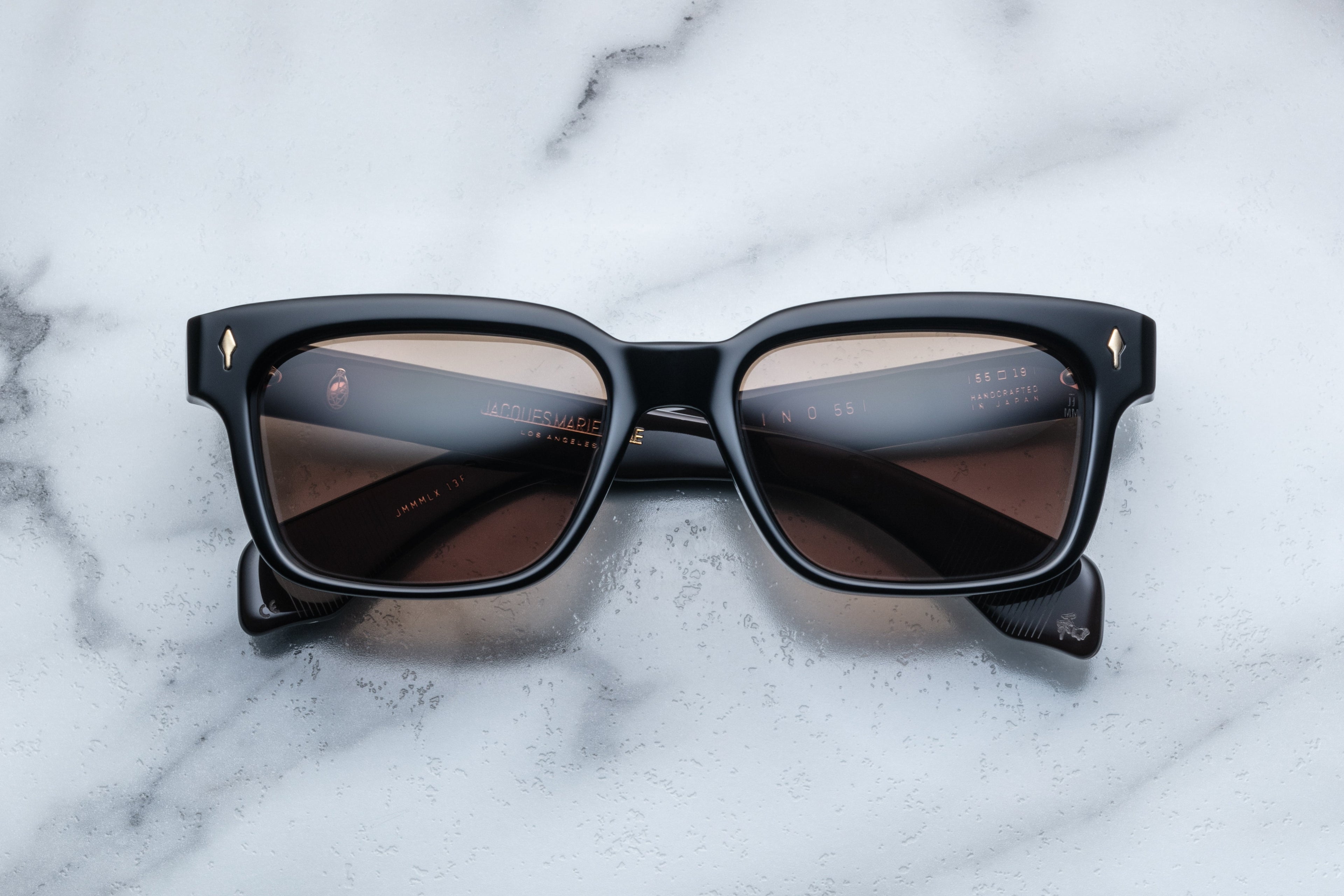 Jacques Marie Mage Molino 55 sunglasses with a sleek front view, featuring a classic design and stylish frame.