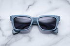 Jacques Marie Mage Molino 55 sunglasses with tiger-patterned frames and clear lenses, stylish and modern eyewear design.