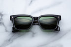 Jacques Marie Mage Molino 55 sunglasses with venom-colored lenses and stylish front view.