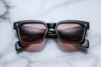 Jacques Marie Mage Molino Noir sunglasses with black frame and stylish design, front view showing sleek, modern eyewear.