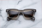 Jacques Marie Mage Molino smoke fade sunglasses with rounded frames, front view showing dark tinted lenses and stylish design.