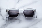 Jacques Marie Mage Molino sulfur sunglasses with round frames and tinted lenses, front view showing stylish design.