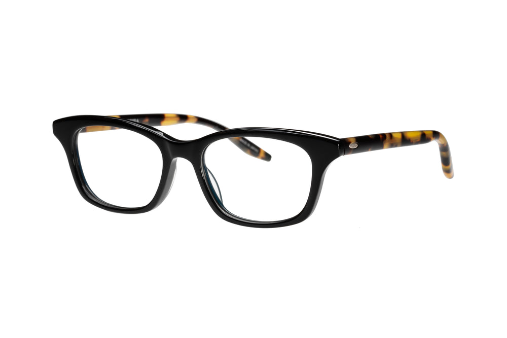Barton Perreira NANDI sunglasses with black Tokyo tortoise frame and side view, showcasing stylish eyewear design.