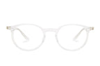 Barton Perreira NORTON 46 crystal eyewear with clear front and sleek design, showcasing the modern, stylish sunglasses.