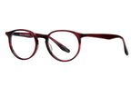 Barton Perreira Norton RX Cabernet sunglasses with black frames and dark lenses, shown from a side angle.