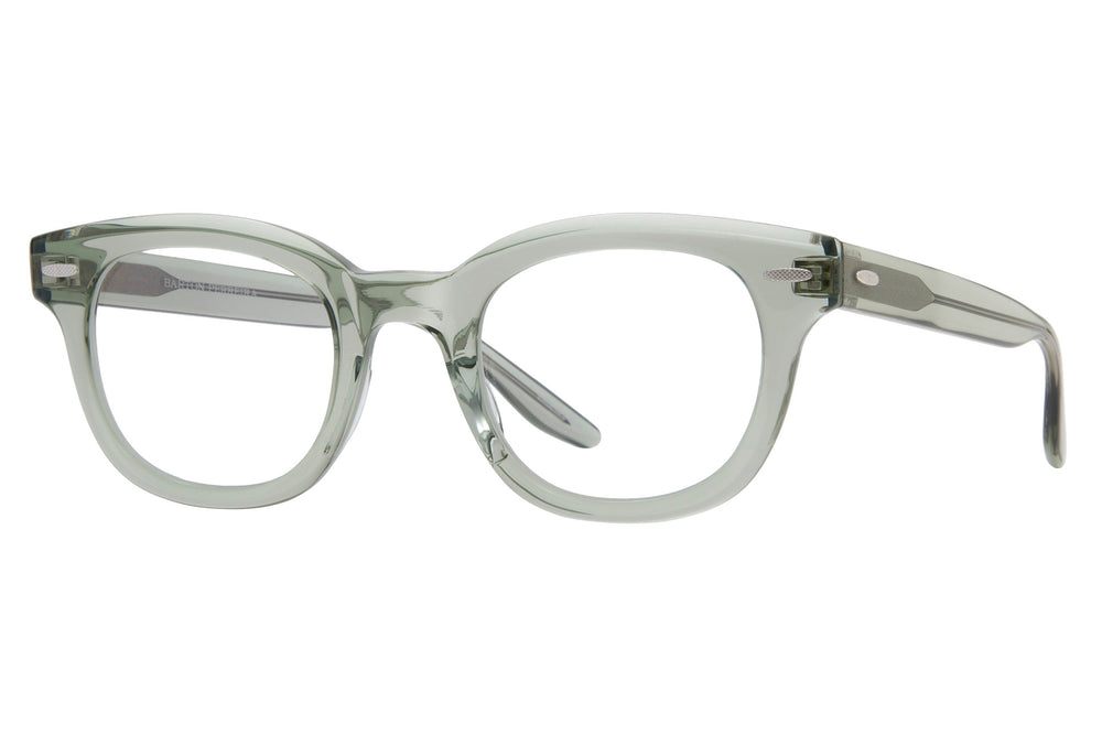 Side view of Barton Perreira Norwell Absinthe sunglasses with black frames and tinted lenses.
