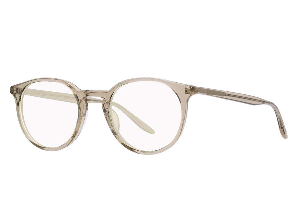 Barton Perreira Princeton 49 sunglasses with khaki-colored frames and side lenses, stylish and modern design.
