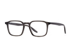 Side view of Raymond Barton Perreira sunglasses with dark tinted lenses and sleek black frames, showcasing modern eyewear style.