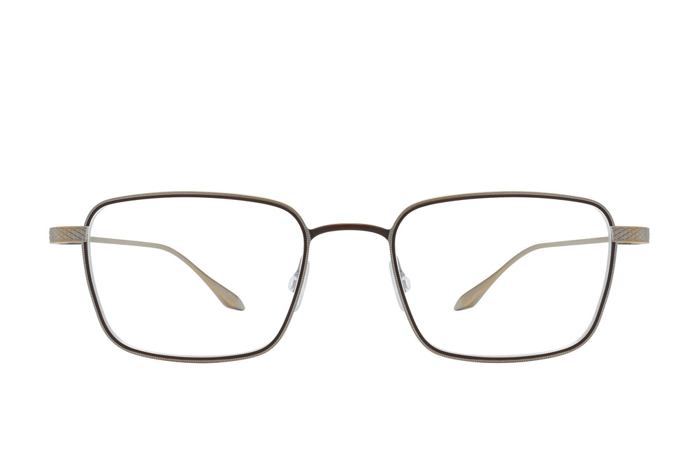 Barton Perreira Salgado sunglasses in platinum pewter with a front view of stylish, modern eyewear design.