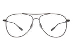 Barton Perreira Trask sunglasses with gunmetal frames, front view showing sleek, modern design and stylish metal construction.