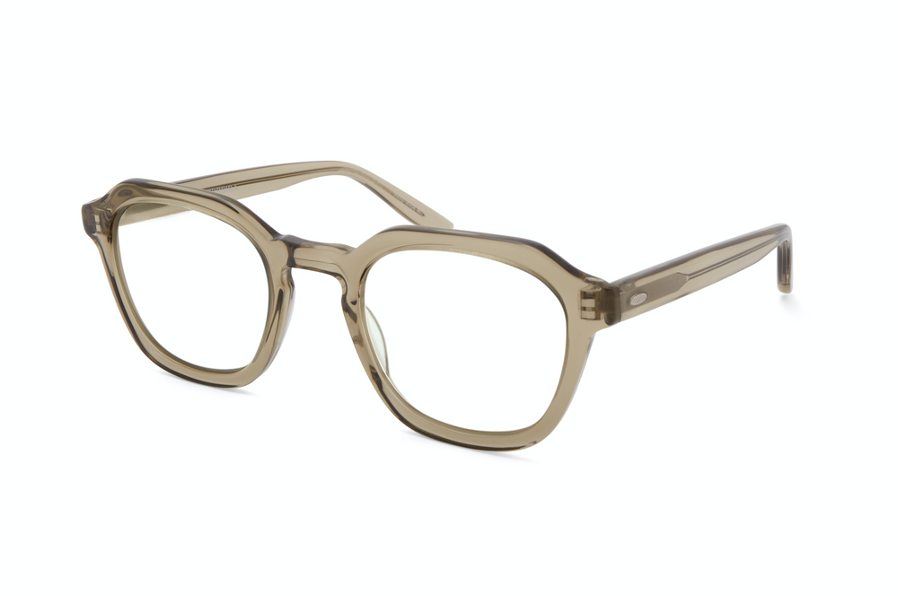 Barton Perreira Tucker sunglasses with khaki frame and side details, stylish and modern eyewear for men.