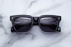 Jacques Marie Mage Torino sunglasses with round frames and tinted lenses, front view showing stylish eyewear.