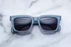 Jacques Marie Mage Torino sunglasses with tiger-patterned frames and clear lenses, showcasing stylish eyewear design.