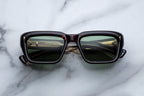 Jacques Marie Mage Walker sunglasses with a sleek front view, stylish frame design, and dark tinted lenses.