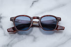 Jacques Marie Mage Zephirin sunglasses with sleek frame and tinted lenses, front view showing stylish design and craftsmanship.