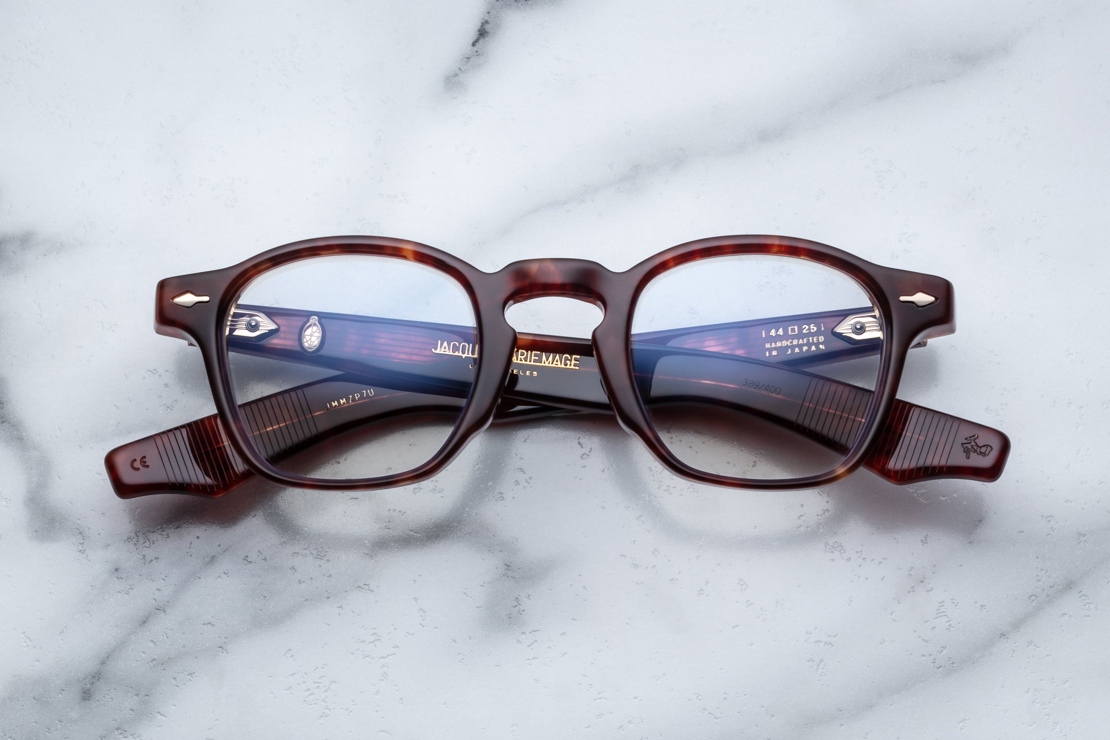 Jacques Marie Mage Zephirin Breccia RX optical glasses with a sleek, modern frame and clear lenses, front view.