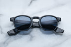 Jacques Marie Mage Zephirin Charbon sunglasses with black frames and tinted lenses, front view showing stylish design.