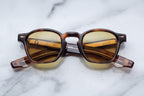 Jacques Marie Mage Zephirin Havana sunglasses with rounded frames and tinted lenses, front view showing stylish design.