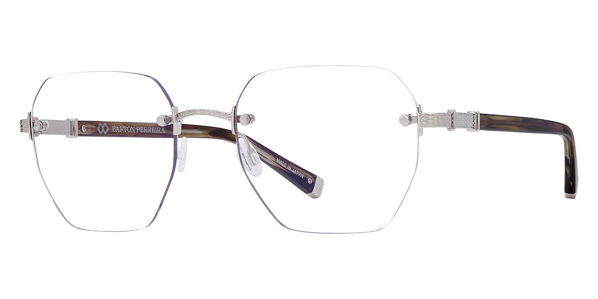 Barton Perreira Jack sunglasses with round black frames and tinted lenses, stylish eyewear for men.
