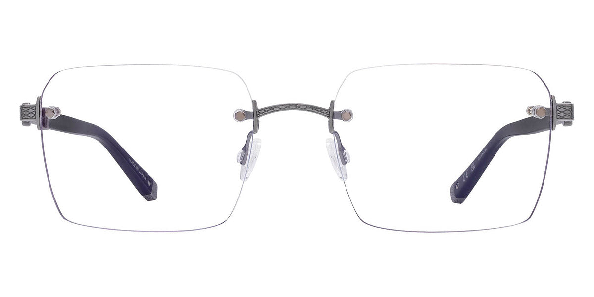 Barton Perreira TOM sunglasses with round black frames and tinted lenses, stylish and modern eyewear.