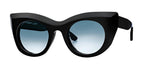 Thierry Lasry Climaxxxy sunglasses with stylish black frames and tinted lenses, showcasing a modern, high-fashion design.