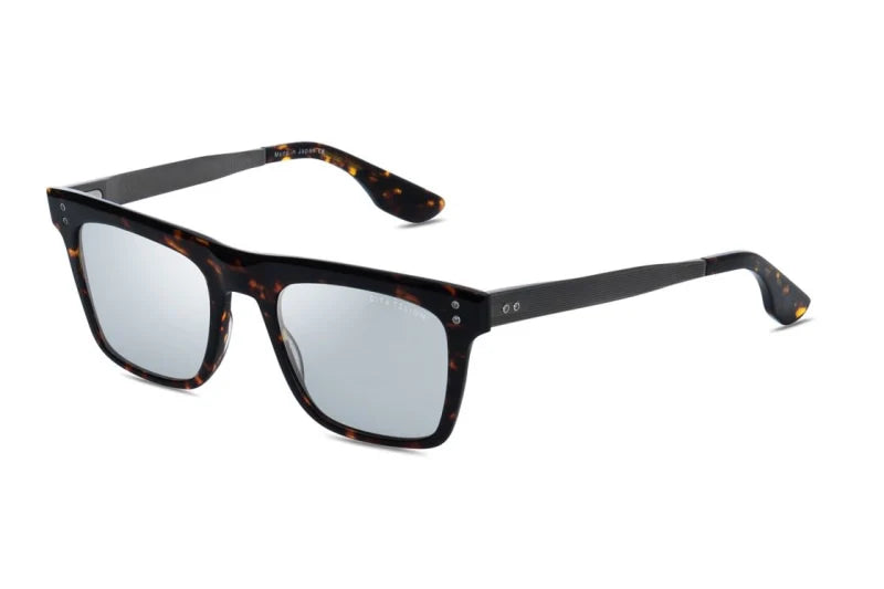 Dita TELION eyeglasses with sleek black frames, angled view showing the stylish design and modern craftsmanship.